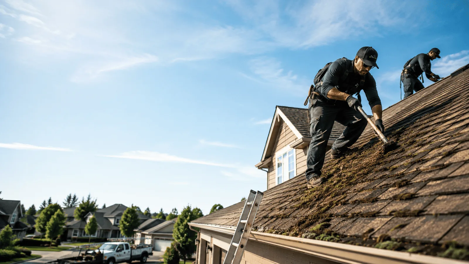 Roof Moss Removal in Milton, GA near me